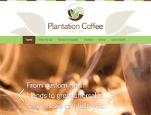 Tablet Screenshot of plantationcoffee.co.uk